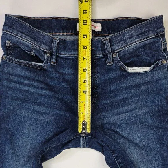 Lucky Brand Sweet Mid Rise Straight 29X32 Womens Size 8/29 Blue Denim Logo Jeans - Picture 3 of 14